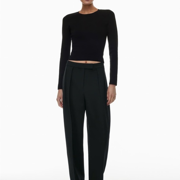 Babaton sculpt knit crew long sleeve light birch brand new with tags - Picture 4 of 5